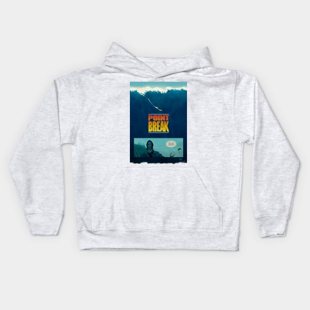 Point Break Kids Hoodie by ThobiasDaneluz